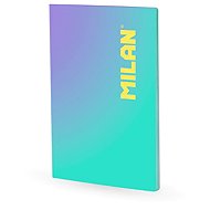 MILAN Sunset glued A4, squared, turquoise - Journal