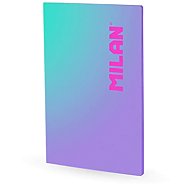 MILAN Sunset A4 glued squared notebook, purple - Journal