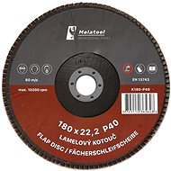 Laminated grinding wheel Molatool Korund 180 mm P40 - Lamellar Disc
