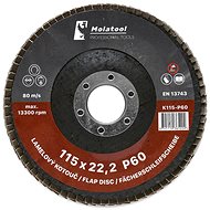 Laminated grinding wheel Molatool Korund 115 mm P60 - Lamellar Disc