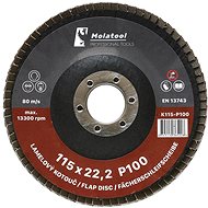 Laminated grinding wheel Molatool Korund 115 mm P100 - Lamellar Disc