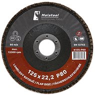 Laminated grinding wheel Molatool Korund 125 mm P80 - Lamellar Disc