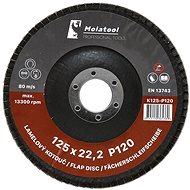 Laminated grinding wheel Molatool Korund 125 mm P120 - Lamellar Disc
