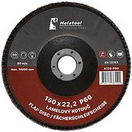 Laminated grinding wheel Molatool Korund 150 mm P60 - Lamellar Disc