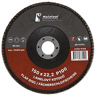 Laminated grinding wheel Molatool Korund 150 mm P100 - Lamellar Disc