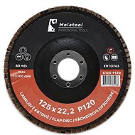 Laminated grinding wheel Molatool Ceramic 125 mm P120 - Lamellar Disc