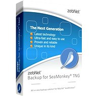 zebNet® Backup for SeaMonkey® TNG - Single User License for 1 Computer - PC Game