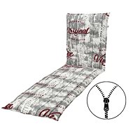 Doppler LIVING 2901, garden chaise lounge cushion - Cushion
