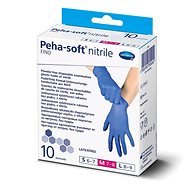PEHA-SOFT rubber latex-free reinforced gloves M 10 pcs - Rubber Gloves