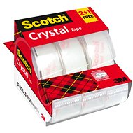 3M Scotch Crystal 19 mm × 7.5 m, crystal clear, with disposable unwind - pack of 3 - Duct Tape