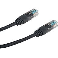 CAT5E UTP adatátviteli hálózati patch kábel, 0,5 méter, fekete - Hálózati kábel
