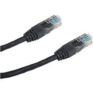 Datacom CAT5E UTP, 1m, fekete - Hálózati kábel