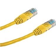 Datacom CAT5E UTP 1 m, sárga - Hálózati kábel