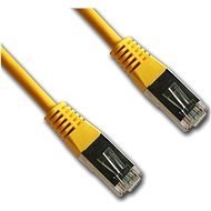 Datacom CAT5E FTP 0,5 m, sárga - Hálózati kábel