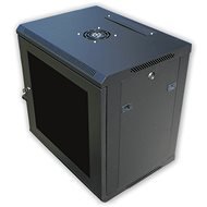 Datacom 19" RACK 12U, egyrészes, fekete - Szerver szekrény