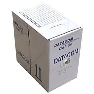 Datacom, licna (lanko), CAT5E, UTP, 305m/box čierny - Sieťový kábel