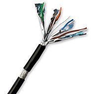 Datacom S/FTP Wire CAT7 PE, Fca 100m, Sheath Black Outdoor - Ethernet Cable