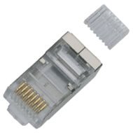 10-pack, Datacom, RJ45, CAT6, STP, 8p8c, Shielded, On Wire - Connector