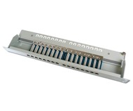Osazený patch panel 16 portů RJ45 STP - -