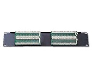 Osazený patch panel 48 portů RJ45 - -