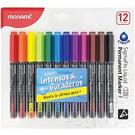 MONAMI F128 12C Sigmalo Permanent - Set of 12 - Marker