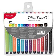 MONAMI Plus Pen-S 12C, Non-Permanent, Set of 12 - Marker