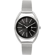 MINET Icon Silver Black Mesh ladies’ watch - Watch