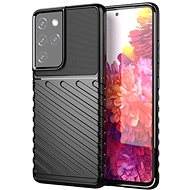 MG Thunder silikonový pro Samsung Galaxy S23 Ultra, černý - Phone Cover