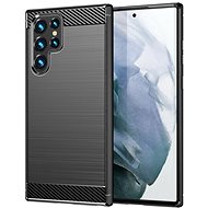 MG Carbon silikonový pro Samsung Galaxy S23 Ultra, černý - Phone Cover