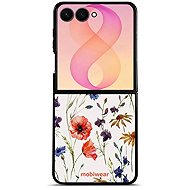 Mobiwear Glossy case for Samsung Galaxy Z Flip8, G032G flowers - Phone Cover