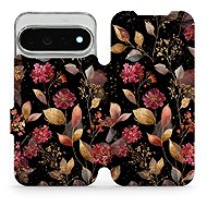 Mobiwear flip case for Google Pixel 11 Pro XL, V171S golden leaves - Phone Case