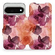 Mobiwear flip case for Google Pixel 11 Pro XL, VB24S watercolour roses - Phone Case
