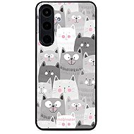 Mobiwear Glossy case for Samsung Galaxy S26 FE, G045G little cats - Phone Cover