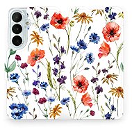 Mobiwear flip case for Samsung Galaxy S26 FE, MP04S flowers - Phone Case