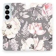 Mobiwear Flip Case for Samsung Galaxy S26 FE, MX06S Flowers - Phone Case