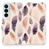 Mobiwear Flip Case for Samsung Galaxy S26 FE, VB08S Watercolour Feathers - Phone Case