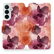 Mobiwear flip case for Samsung Galaxy S26 FE, VB24S watercolour roses - Phone Case