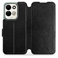 Mobiwear flip case for Xiaomi Redmi 17, black - Phone Case