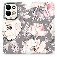 Mobiwear flip case for Xiaomi Redmi 17, MX06S flowers - Phone Case