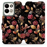 Mobiwear flip case for Xiaomi Redmi 17, V171S golden leaves - Phone Case