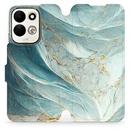 Mobiwear flip case for Xiaomi Redmi 17, VP34S greenish marble - Phone Case