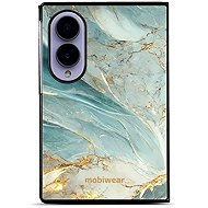 Mobiwear Glossy case for Samsung Galaxy Z Fold8, G022G greenish marble - Phone Cover