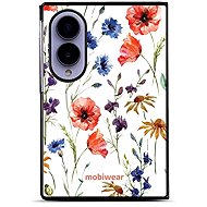 Mobiwear Glossy case for Samsung Galaxy Z Fold8, G032G flowers - Phone Cover