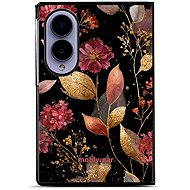 Mobiwear Glossy case for Samsung Galaxy Z Fold8, G171G golden leaves - Phone Cover
