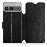 Mobiwear flip case for Sony Xperia 10 VII, black - Phone Case