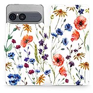 Mobiwear flip case for Sony Xperia 10 VII, MP04S flowers - Phone Case
