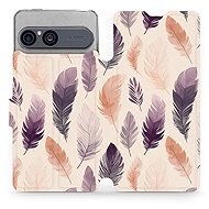 Mobiwear Flip case for Sony Xperia 10 VII, VB08S watercolour feathers - Phone Case
