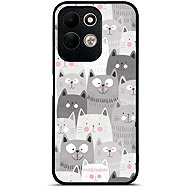 Mobiwear Glossy case for Xiaomi Redmi 17, G045G kittens - Phone Cover