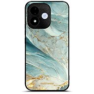 Mobiwear Glossy case for Xiaomi Redmi Note 17 4G/5G, G022G greenish marble - Phone Cover