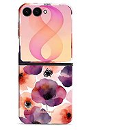 Mobiwear Rugged case for Samsung Galaxy Z Flip8, Elite Pro EB20E Poppies - Protective Case